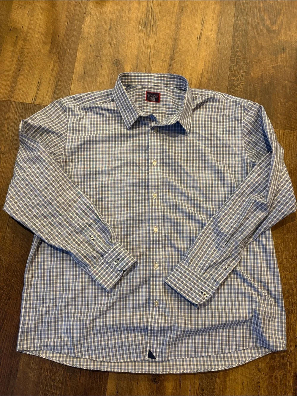 UNTUCKit Men's Durif Wrinkle-Free Gingham Button Down Shirt XXX-Large